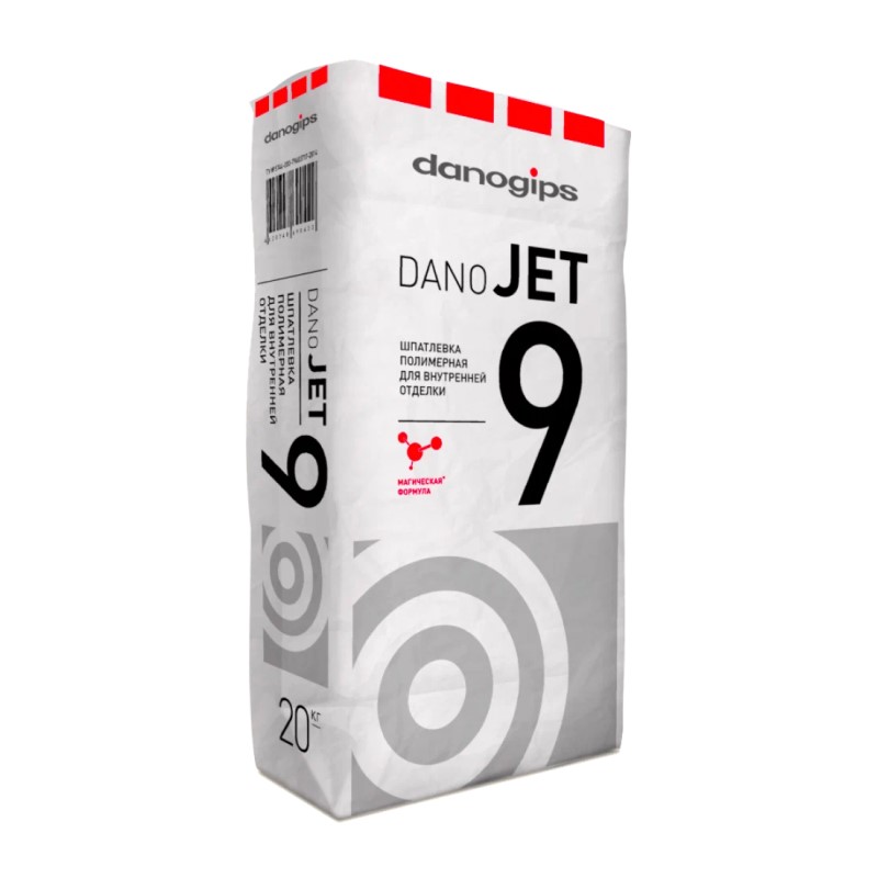 Шпаклевка финишная полимерная Danogips Dano Jet 9, 20 кг