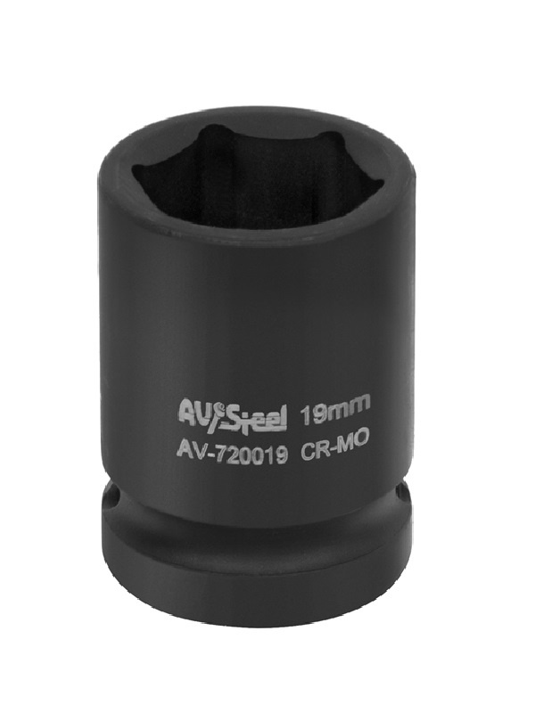 Головка шестигранная торцевая ударная 1/2" 19 мм