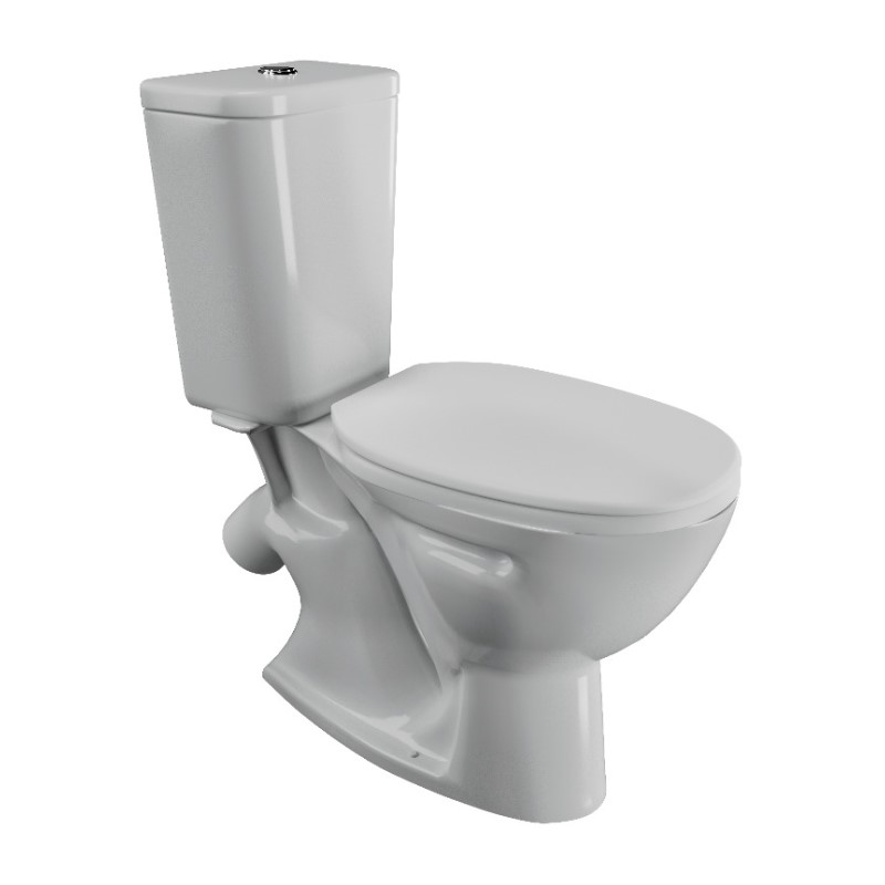 Унитаз-компакт Универсал Байкал, косой выпуск, 620 х 340 х 770 мм