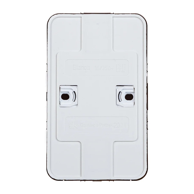 Розетка о/у Blanca BLNRA000211, 2 гнезда, б/з, белая