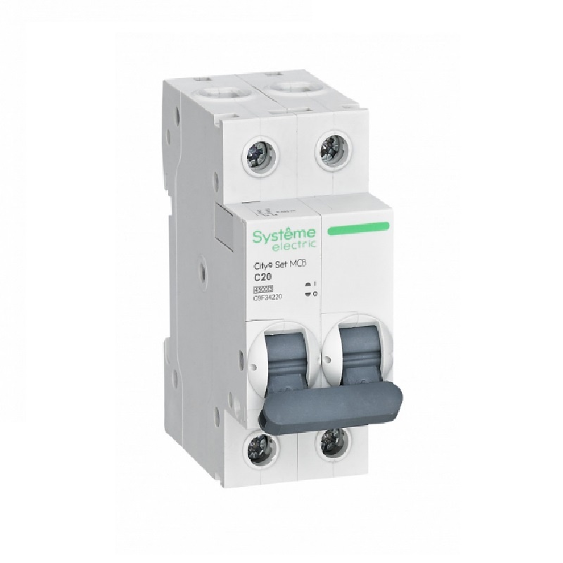 Выключатель автоматический City9 4,5кА, С 20А, 2П. SE C9F34220