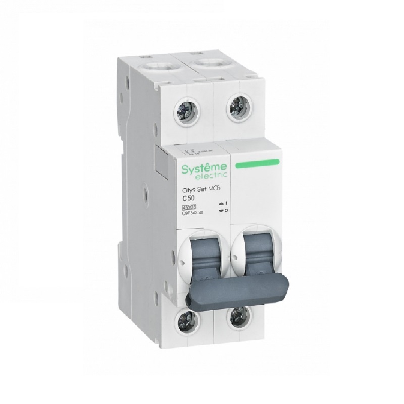 Выключатель автоматический City9 4,5кА, С 50А, 2П. SE C9F34250