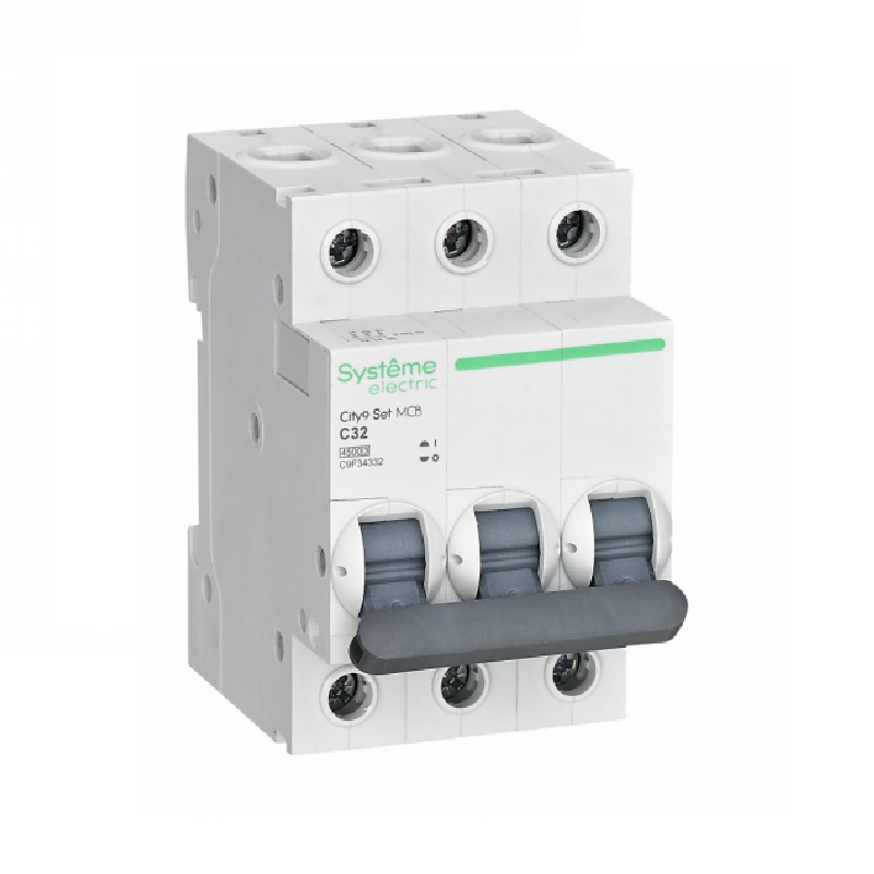 Выключатель автоматический City9 4,5кА, С 32А, 3П. SE C9F34332