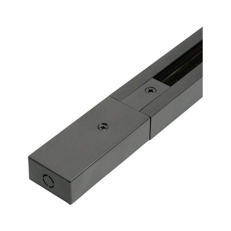 Шинопровод накладной CAB1007 1ф д/трековых светильников, с заглушкой, токовводом и крепежом, L=2м, черный