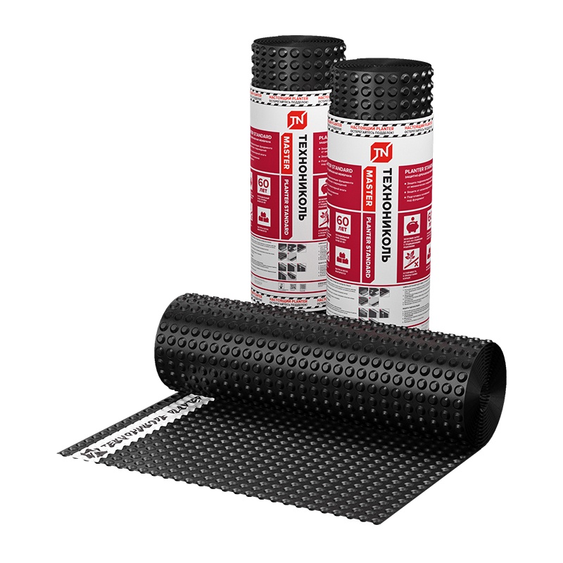 Мембрана профилированная Технониколь Planter Standard, 1х20 м, 20 м²