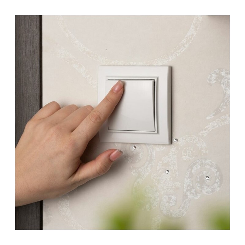 Выключатель с/у Минск ERV10-021-10, 1 клавиша, б/инд, белый