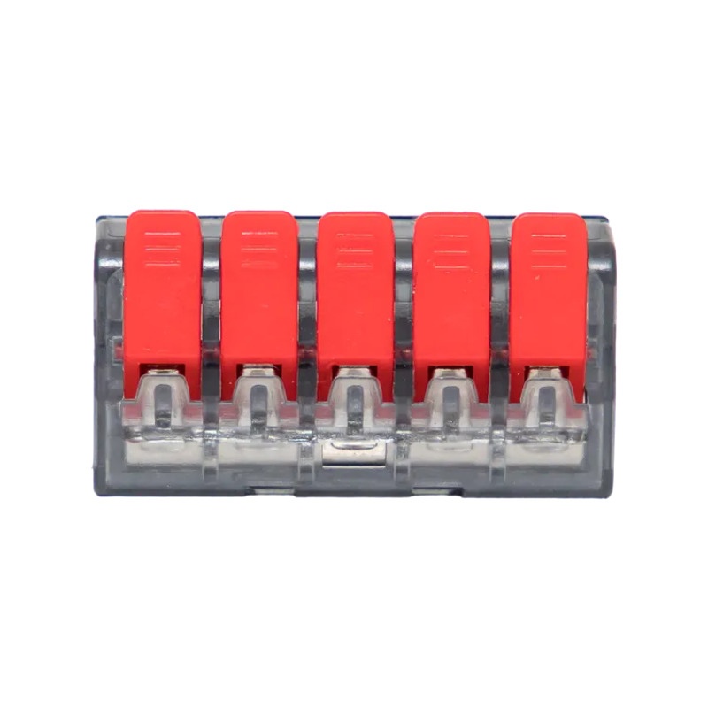 Клемма с рычажком 221-415 без пасты, 5 проводов 0,2-4 мм2 (20 шт.)