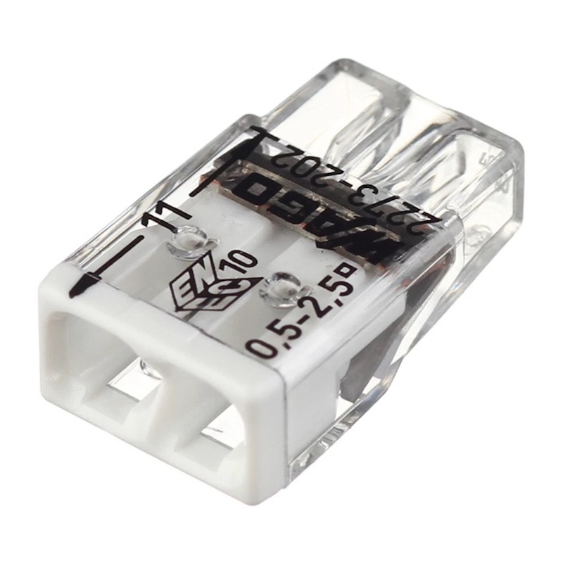 Клемма WAGO 2273-202 без пасты, 0,5-2,5 мм2 (6 шт.)