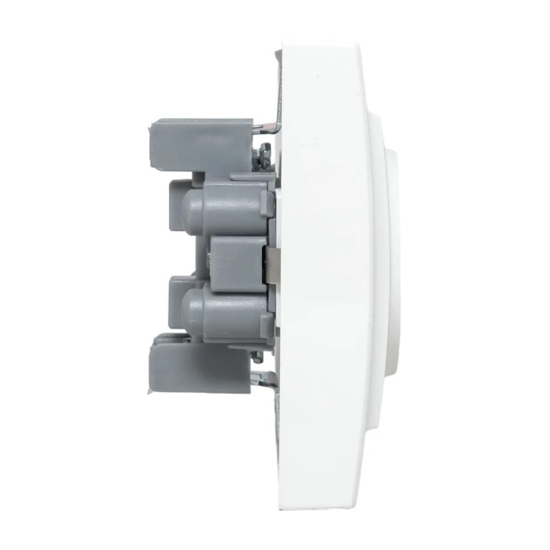 Розетка с/у Минск ERR16-128-100, 2 гнезда, с/з, з/ш, белая