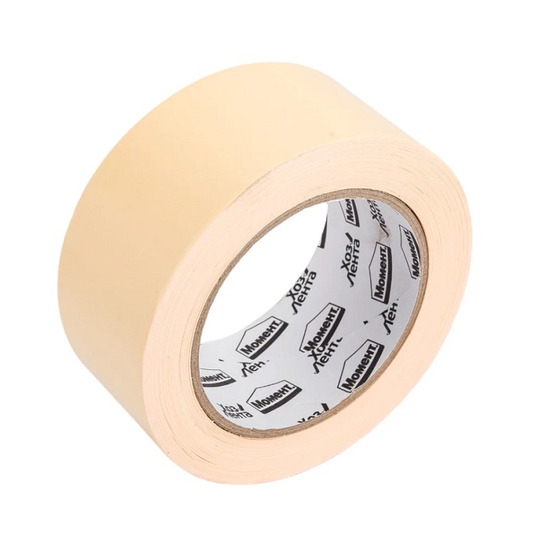 Лента клеящая хозяйственная Момент двустороняя, 48 мм х 25 м