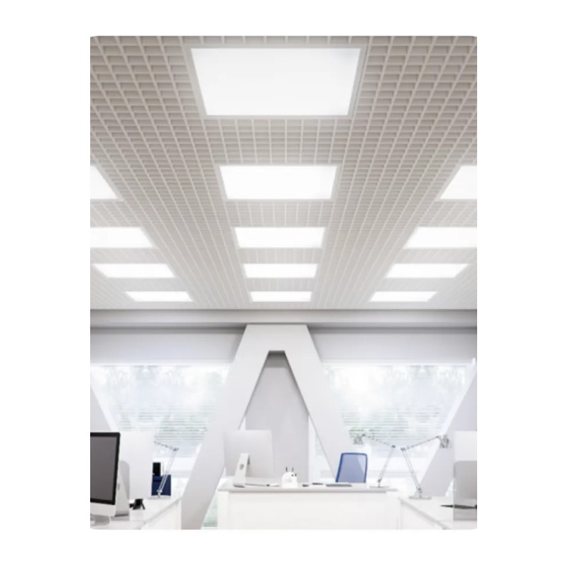 Светильник LED EKF 595х595х19 мм, 36 Вт, призма, 4000 К, с драйвером, IP40