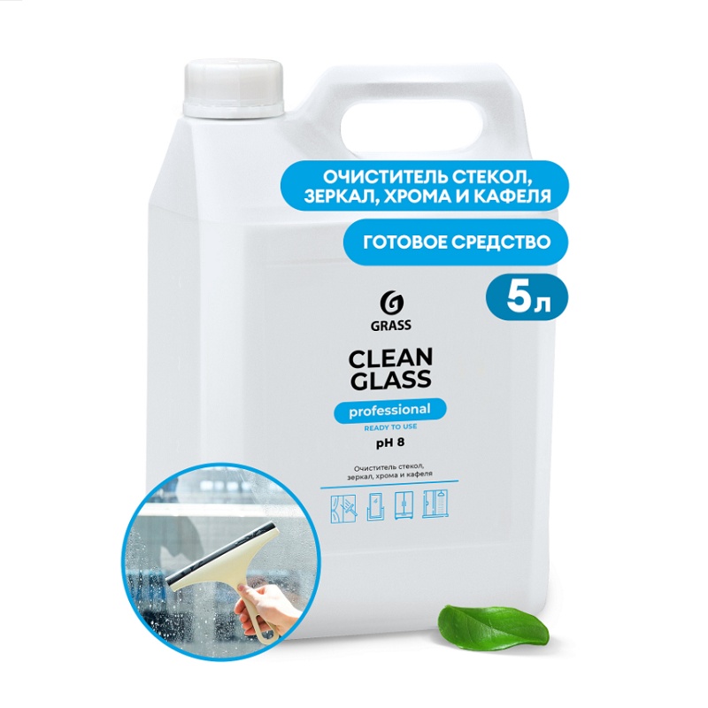 Очиститель стекол и зеркал Clean Glass Professional (5 л)