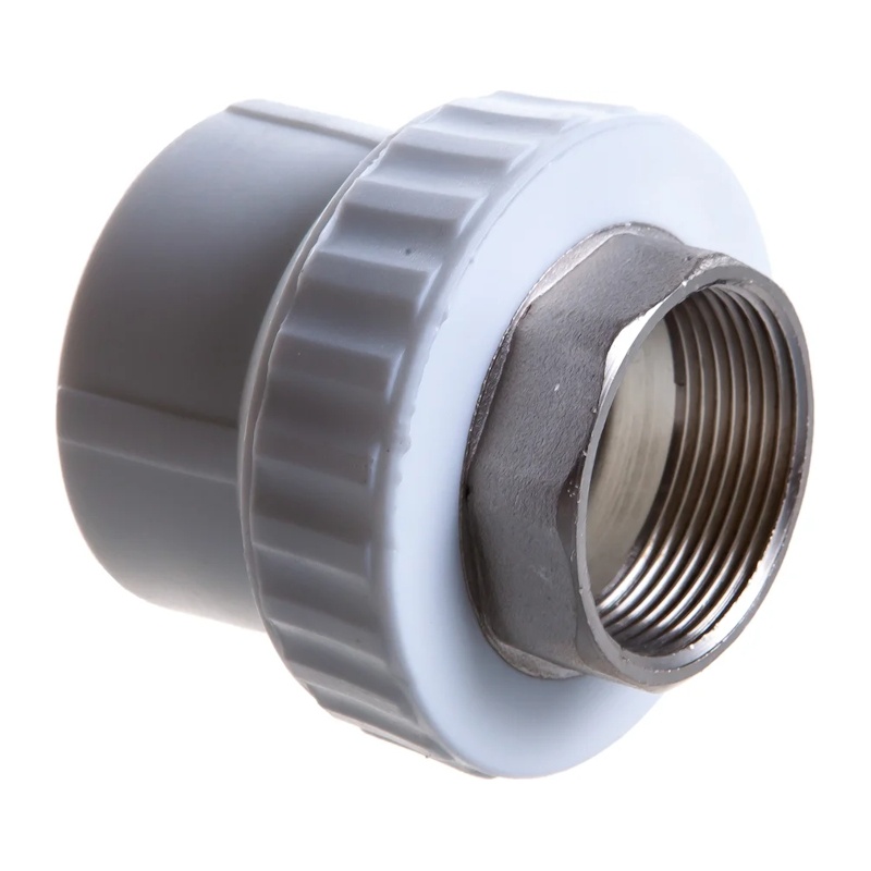 Муфта комбинированная Valfex латунная резьба (под ключ) 50х1 1/2" ВР