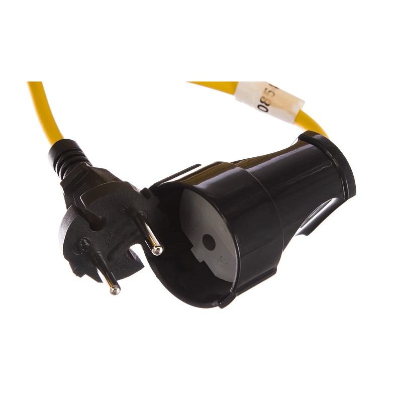 Удлинитель силовой на рамке 481S-5102, 1 гнездо, ПВС, 1300 Вт, б/з, 20 м