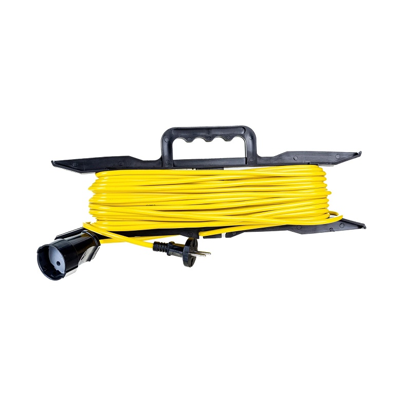 Удлинитель силовой на рамке 481S-5102, 1 гнездо, ПВС, 1300 Вт, б/з, 20 м