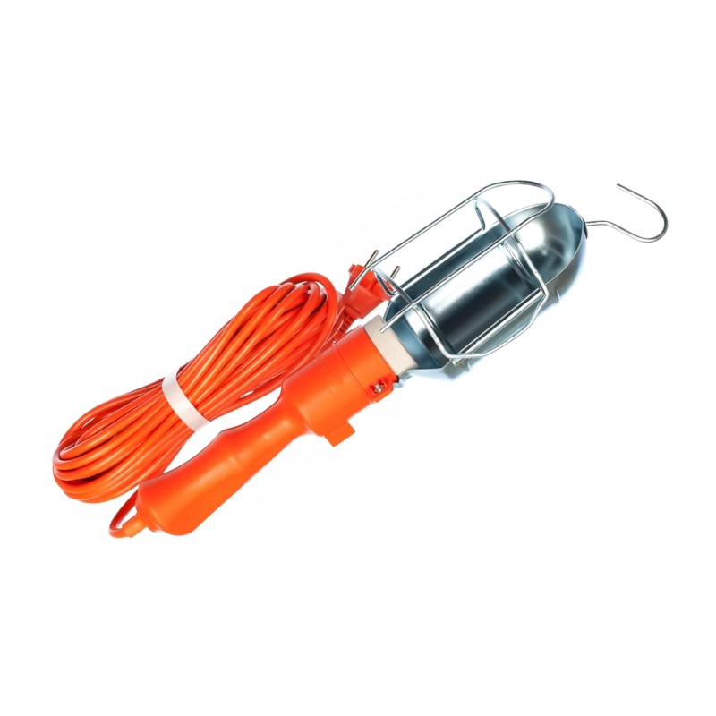 Светильник переносной 966U-0110 ПВС 2х0,75, 60/15/7Вт, E27, 10м