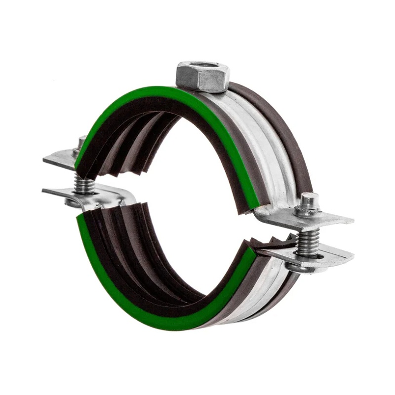 Хомут для труб 3/4" (25-28 мм) с уплотнителем и гайкой М8/1х20 мм