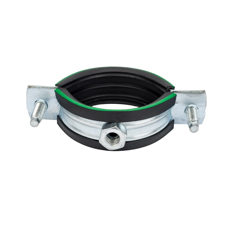 Хомут для труб 1 1/2" (48-52 мм) с уплотнителем и гайкой М8/1,2х20 мм