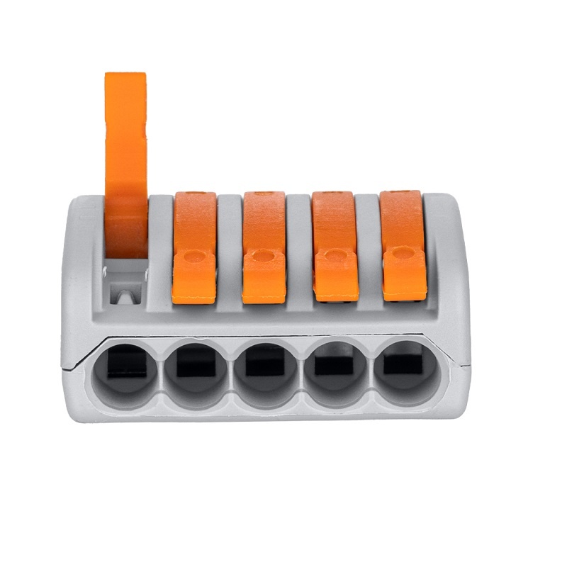 Клемма с рычажком 415 без пасты, 5 проводов 0,1-2,5 мм2 (85 шт.)