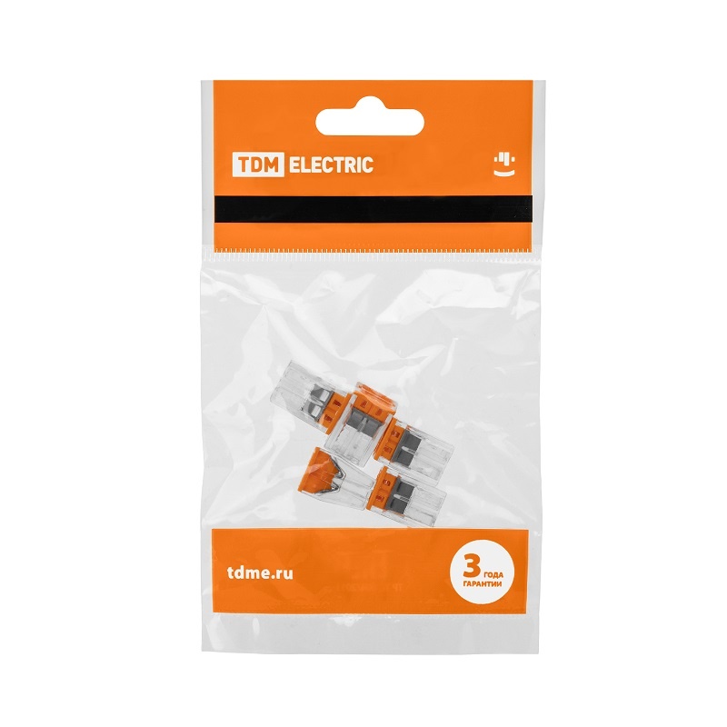 Клемма 2273-244 с пастой, 4 провода 1,0-2,5 мм2 (130 шт.)