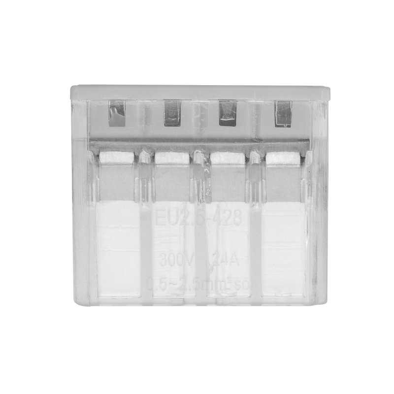 Клемма 2273-248 с пастой, 8 проводов 1,0-2,5 мм2 (5 шт.)