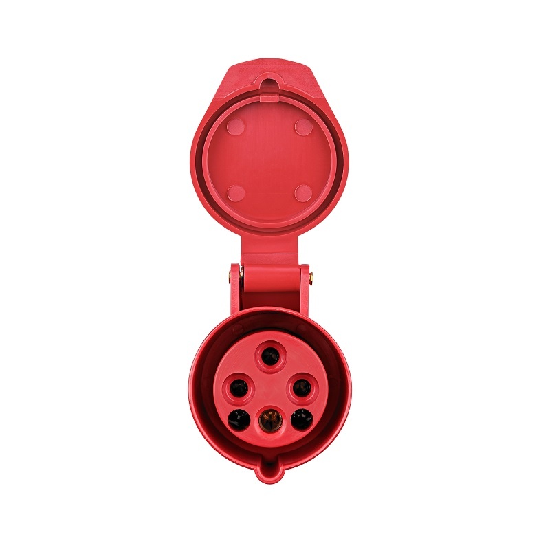 Розетка переносная 214, 3Р+РЕ, 16А, 380В, IP44