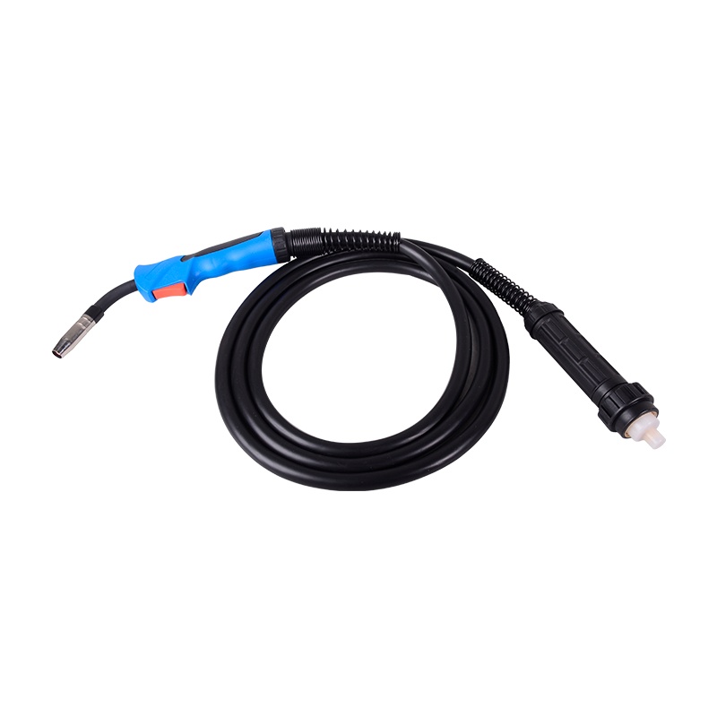 Горелка сварочная Ресанта MIG МВ-25АК евроразьем, возд.охлаждение, d=0,8-1,2мм, сопло 15мм, ПВ60%, 230А, 3м