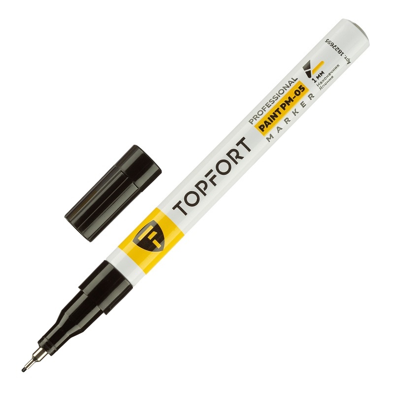 Маркер лаковый Topfort Paint черный 1 мм
