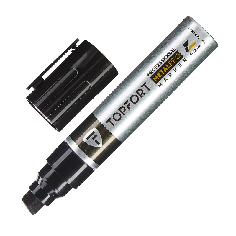 Маркер для металла Topfort MetalPro черный 4-12 мм
