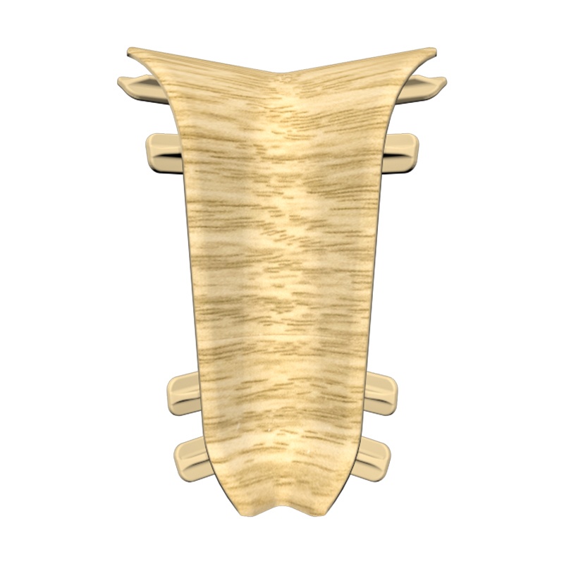 Угол внутренний Ideal Комфорт, дуб свет., 55 мм (20 шт)