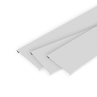 Набор реечного потолка S150, белый жемчуг с металлической полосой (2х1 м)