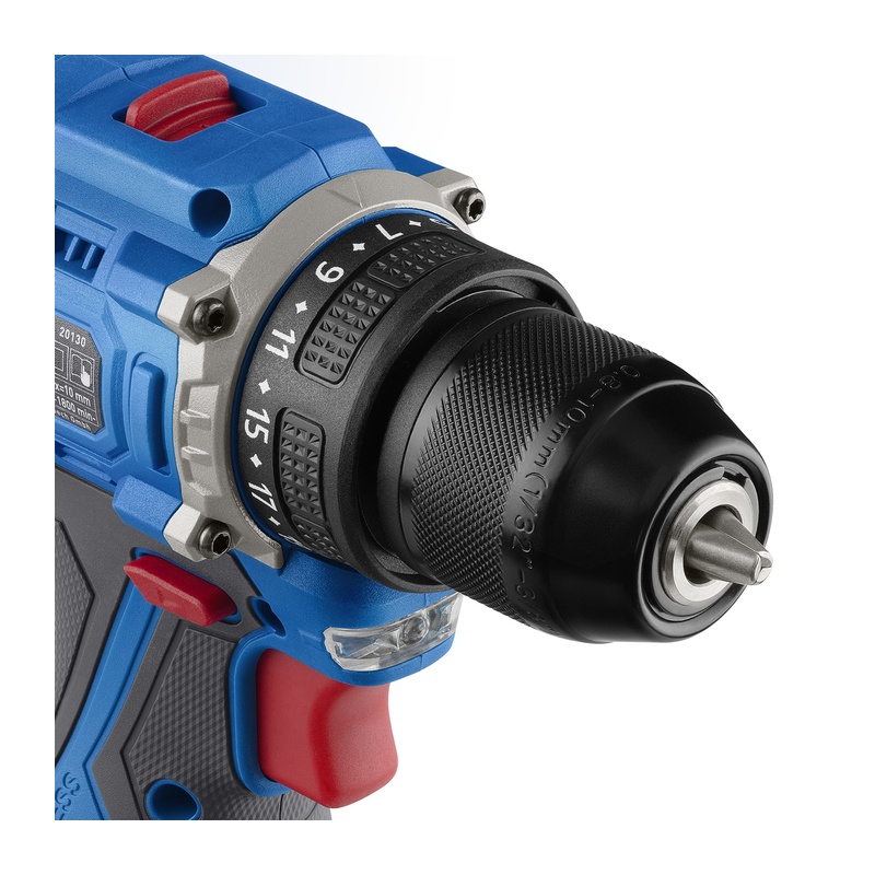 Дрель-шуруповерт Trigger 20130, бесщеточная, 14,4V, 10 мм, 48 Нм, 2 аккумулятора Li-ion (2Ач), кейс