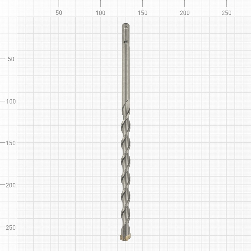 Бур Trigger Quadro 78494 SDS+ 12х200/260 мм