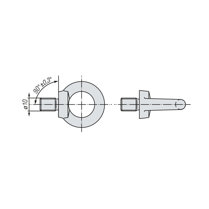 Рым-болт SWFS DIN580 М10 (250 шт)