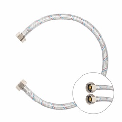 Подводка гибкая д/воды Klip 1337, ПВХ покрытие, 1/2" В/В, 500 мм