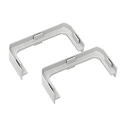 Соединитель на стык к парапетному кабель-каналу EKF, 105х50 мм, белый (2 шт)