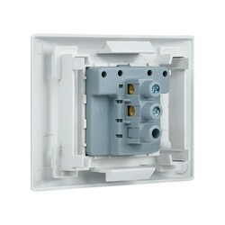 Выключатель EKF 45х45 мм, 2 модуля, 1 клавиша, 10А, 230В