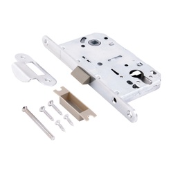 Замок врезной (корпус) Code Deco 5300-P-CR, под цилиндр, хром