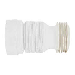 Труба для унитаза гофрированная Orio С-990P, d=110мм, L=220-520мм