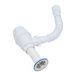 Сифон бутылочный Orio А-40029, 1 1/2"х40мм, решетка d=70мм, литой выпуск