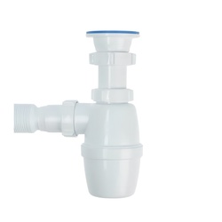 Сифон бутылочный Orio А-7001, 1 1/2"х40мм, решетка d=70мм, гибкая труба