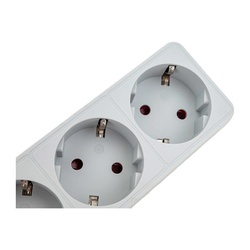 Фильтр сетевой 6 гнезд 967U-5003, ПВС 3х0,75, 2200Вт, 10А, 3м, серый