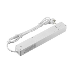 Фильтр сетевой 6 гнезд 967U-3001, ПВС 3х0,75, 2200Вт, 10А, 1,8м, белый