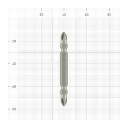 Бита Trigger 84983 Профи PH-2 двухсторонняя 65 мм