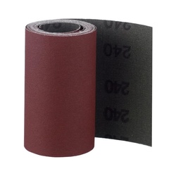 Шкурка шлифовальная водостойкая на тканевой основе AS2324, 100 мм Р240 рулон 3 м