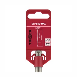 Бур Trigger 88011 SDS-Max (двойная спираль, 4 резца), 30х415/540 мм