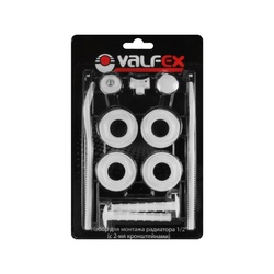 Комплект для монтажа радиаторов Valfex 1/2", с 2-мя кронштейнами