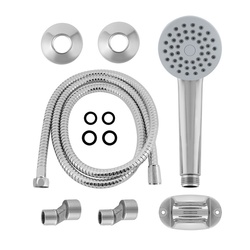 Смеситель для ванны Klip 807 с аксессуарами, L- излив 300мм