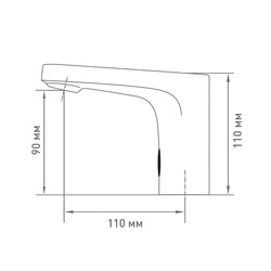 Смеситель для раковины Mix&Fix Flash 5103-01 сенсорный с терморегулятором