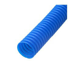 Труба гофрированная 32 мм для металлопластиковых труб синяя (1 п.м.)